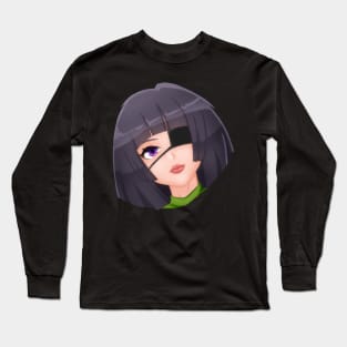 eye patch girl Long Sleeve T-Shirt